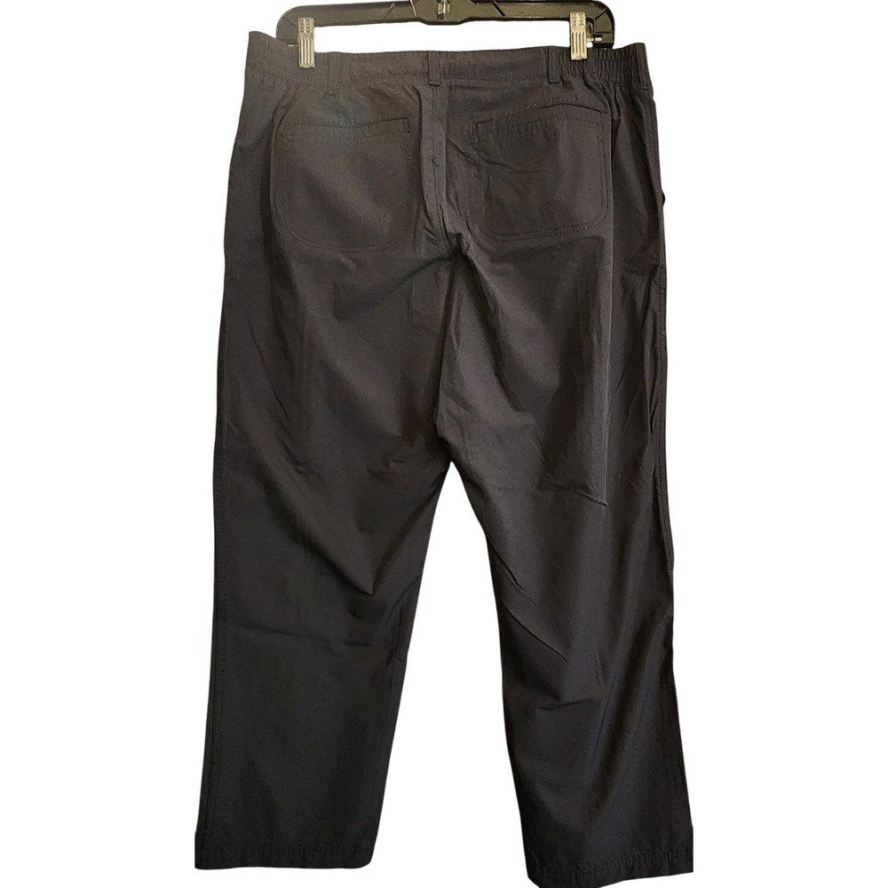 Kirkland Signature Cargo Pants Womens 8 Black Excellent Ankle Utility Gorpcore